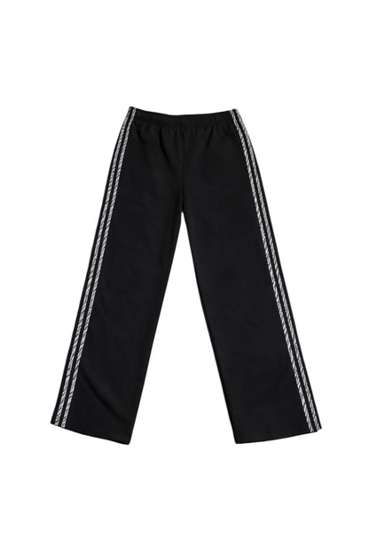Black Zebra Print Sweatpants