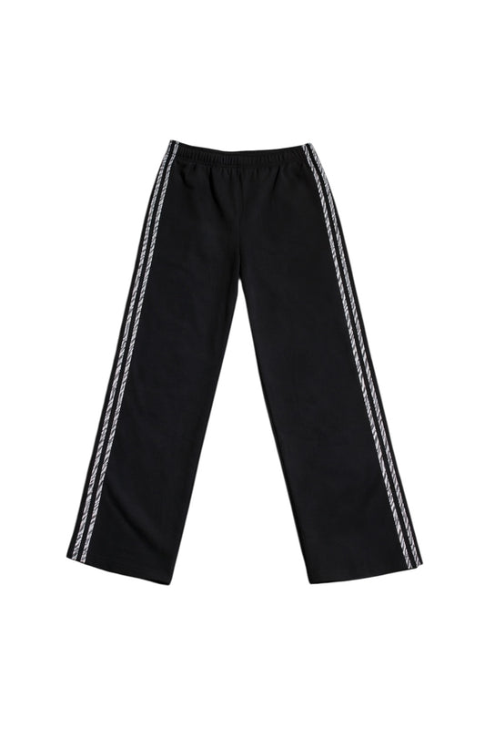 Black Zebra Print Sweatpants